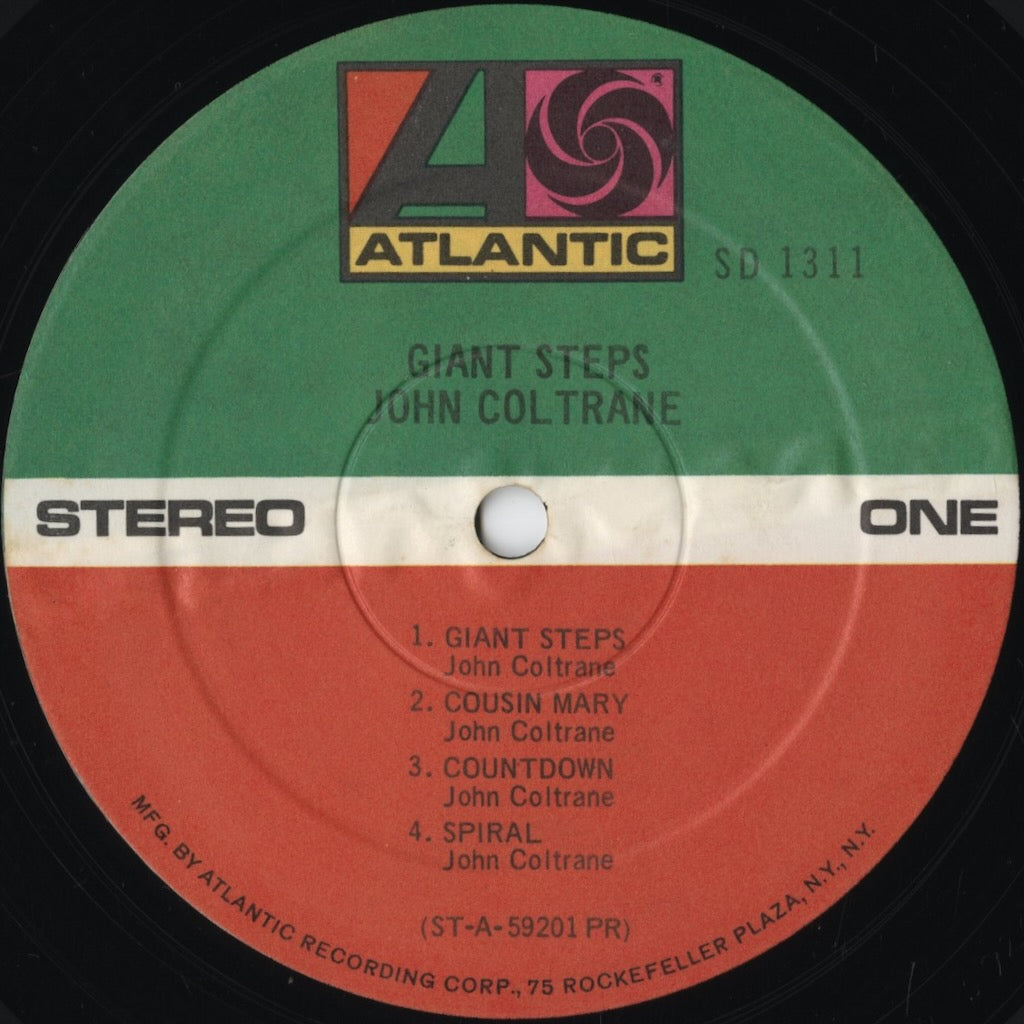 John Coltrane - Giant Steps (SD 1311) 1974 US Atlantic｜中古LP