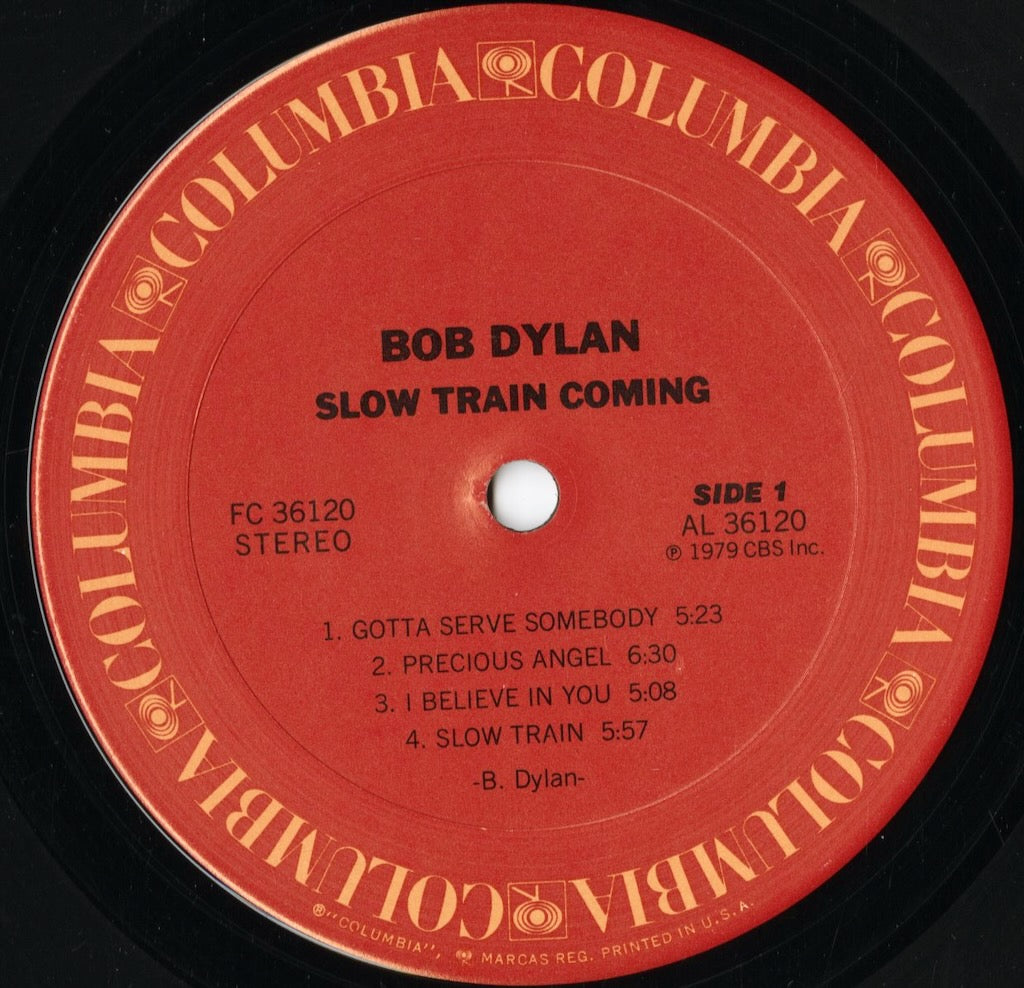 Bob Dylan - Slow Train Coming (FC 36120) 1979 US Columbia｜中古LP