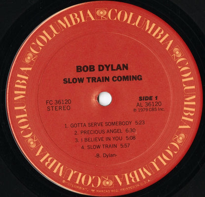 Bob Dylan - Slow Train Coming (FC 36120) 1979 US Columbia｜中古LP