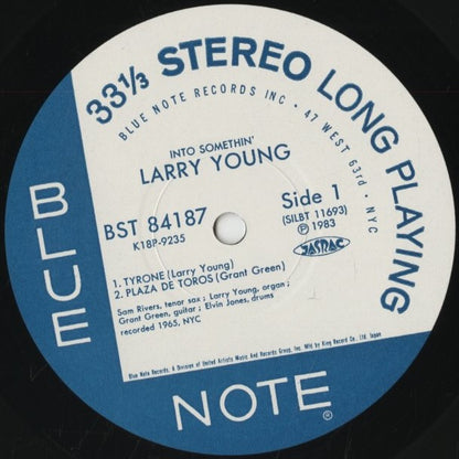 Larry Young / ラリー・ヤング / Into Something (K18P 9235)