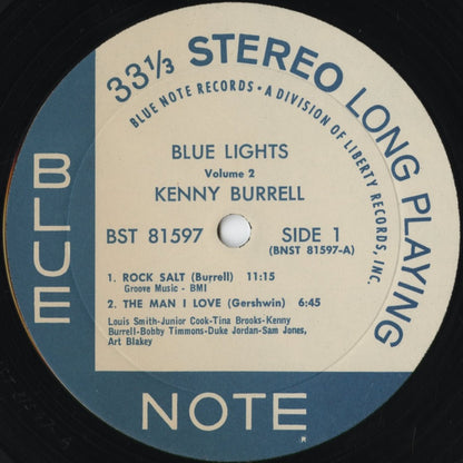 Kenny Burrell - Blue Lights Volume 2 (BST 81597) 1967 US Blue Note - Liberty｜中古LP