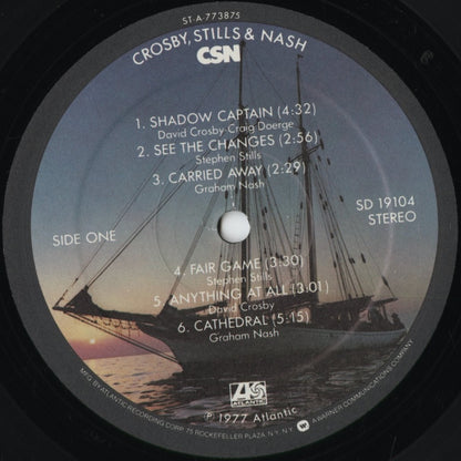 Crosby, Stills & Nash - CSN (SD 19104) 1977 US Atlantic｜中古LP