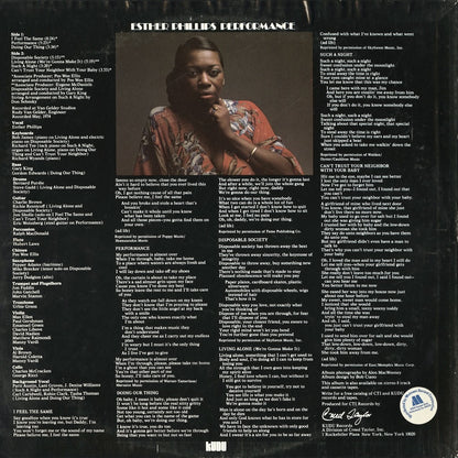 Esther Phillips / エスター・フィリップス / Performance (KU18S1)