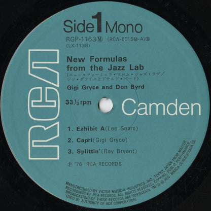 Gigi Gryce - Donald Byrd / ジジ・グライス - ドナルド・バード / New Formulas From The Jazz Lab (RGP-1163(M))