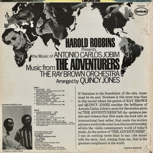 The Ray Brown Orchestra - The Adventures - OST (SYS 9000) LP 1970 US Symbolic｜中古LP