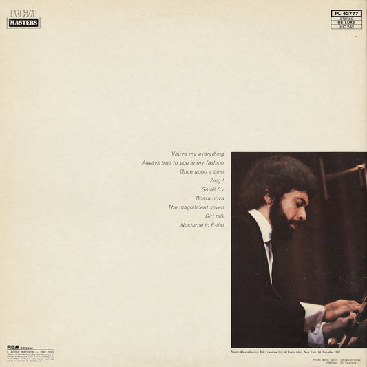 Monty Alexander – Zing! (PL 42777) LP 1978 FRA RCA | 中古LP