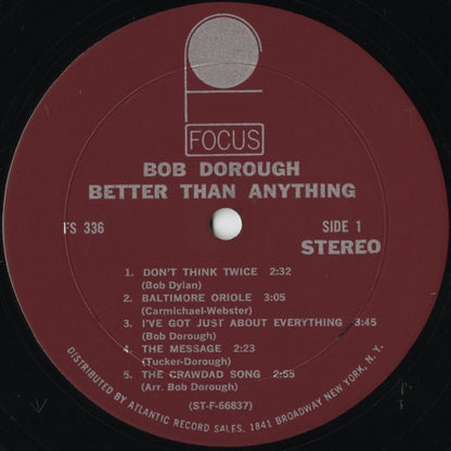 Bob Dorough – Just About Everything (FS 336) LP 1966 US Focus | 中古LP