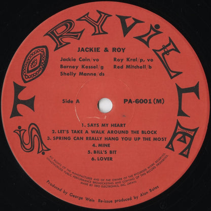 Jackie And Roy – Jackie And Roy (PA 6001(M)) LP 1974 JPN Storyville | 中古LP