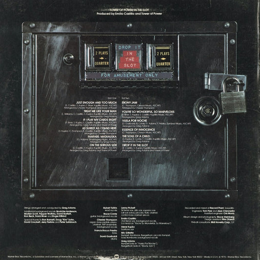 Tower Of Power - In The Slot (BS 2880) 1975 US Warner Bros.｜中古LP