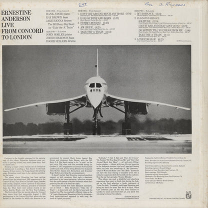 Ernestine Anderson / アーネスティン・アンダーソン / Live From Concord To London (CJ-54)