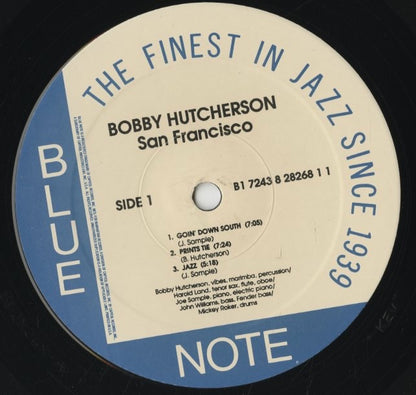 Bobby Hutcherson / ボビー・ハッチャーソン / San Francisco (B1 7243 8 28268 1 1)