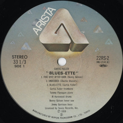 Curtis Fuller – Blues-Ette (22RS-2) LP 1977 JPN Arista | 中古LP