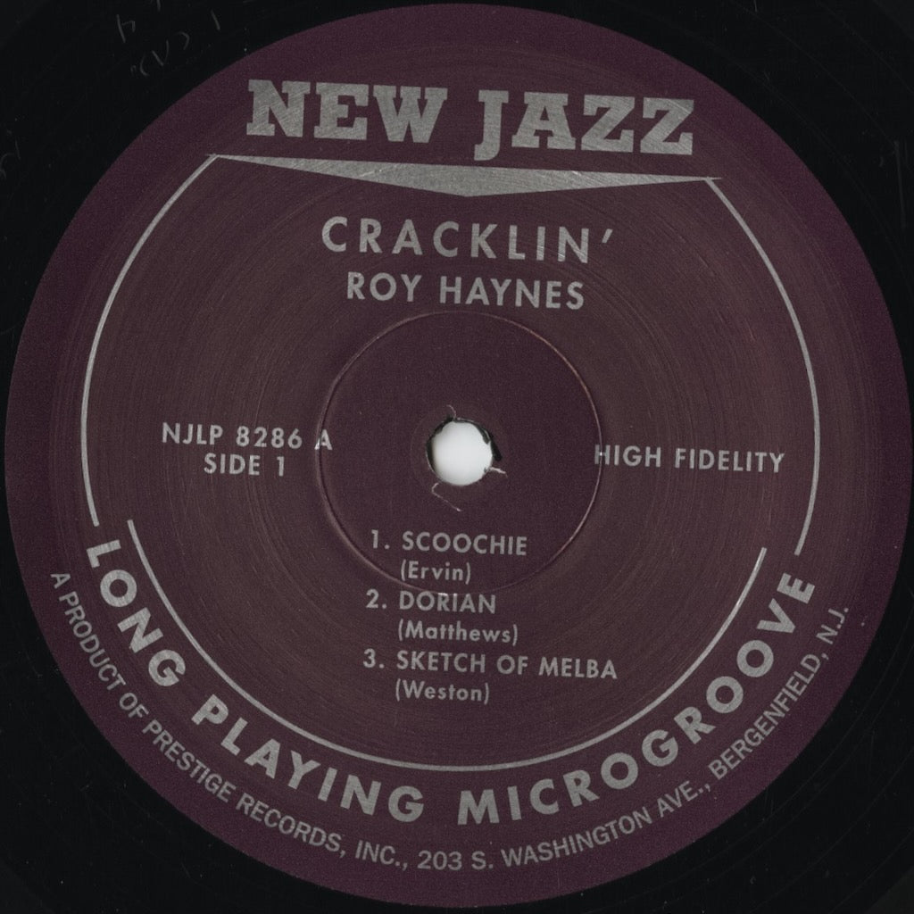 Roy Haynes - Cracklin' With Booker Ervin (NJLP 8286) 2000 US New Jazz｜中古LP