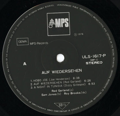 Red Garland - Auf Wiedersehen (ULS-1617-P) 1978 JPN MPS｜中古LP