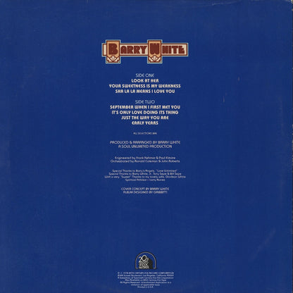 Barry White / バリー・ホワイト / Barry White The Man (T-571)