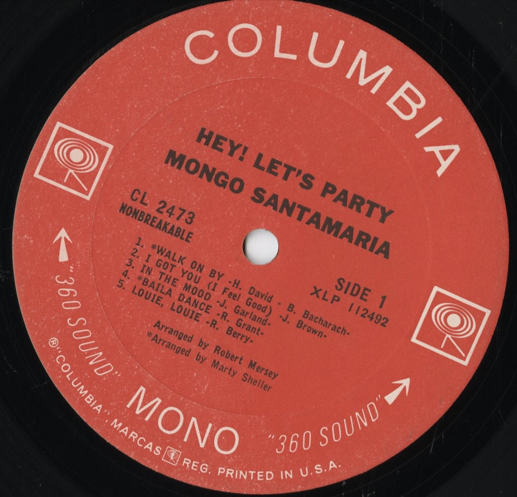 Mongo Santamaria / モンゴ・サンタマリア / Hey! Let's Party (CL 2473)
