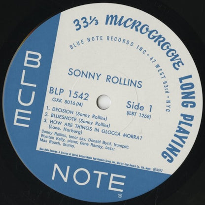 Sonny Rollins / ソニー・ロリンズ / Sonny Rollins Volume 1 (GXK 8016(M))
