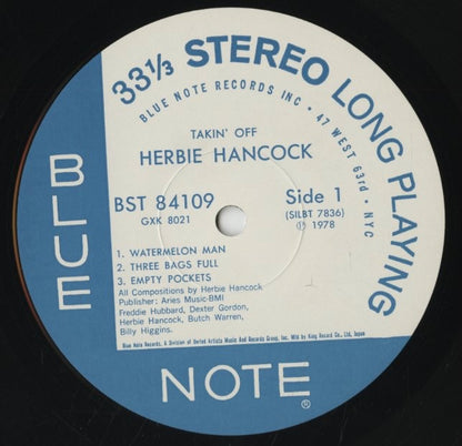 Herbie Hancock / ハービー・ハンコック / Takin' Off (GXK 8021)