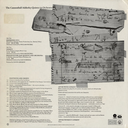 Cannonball Adderley - The Cannonball Adderley Quintet & Orchestra (ST-484) LP 1970 US Capitol｜中古LP