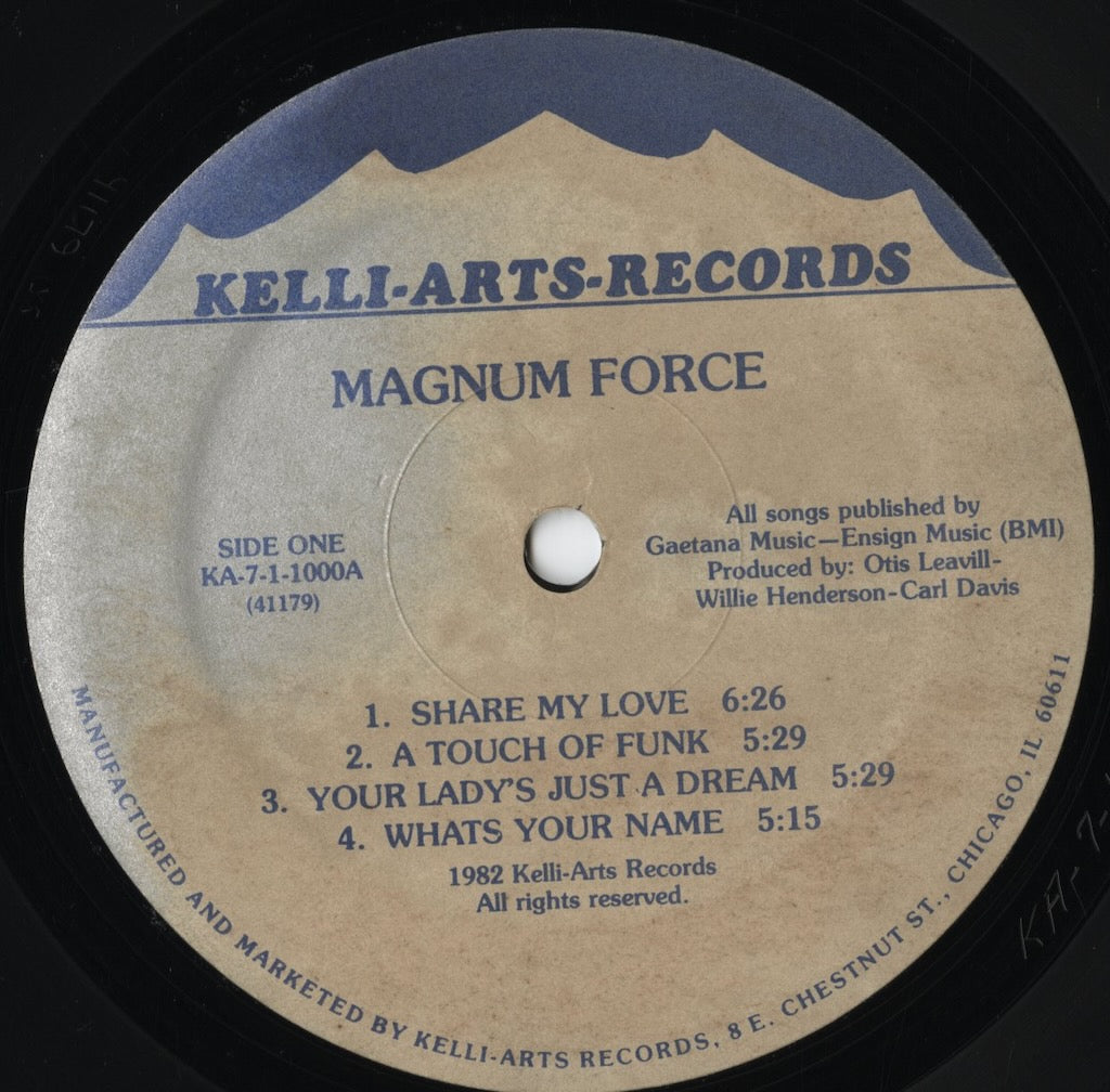 Magnum Force - Share My Love LP 1982 US カール・デイヴィス制作