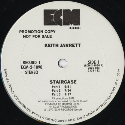 Keith Jarrett - Staircase (ECM-2-1090) 1977 US ECM｜中古LP