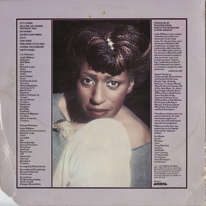 Linda Williams - City Living (AB 2424) 1979 US Arista｜中古LP