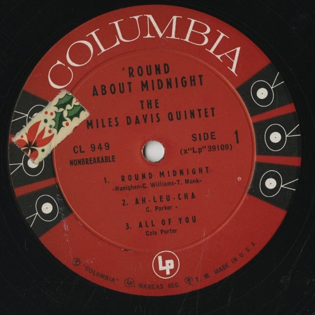 Miles Davis / マイルス・デイヴィス / 'Round About Midnight (CL 949)