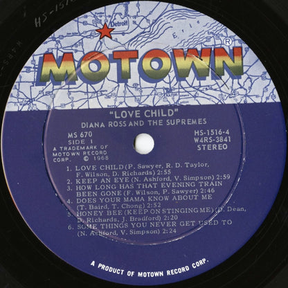 The Supremes / ダイアナ・ロス＆シュプリームス / Love Child (MS 670)