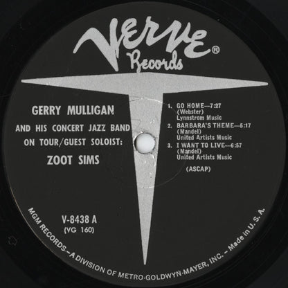 Gerry Mulligan / ジェリー・マリガン / And The Concert Jazz Band On Tour (V-8438)