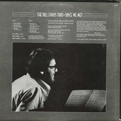 Bill Evans Trio - Since We Met (F-9501) LP 1976 US Fantasy｜中古LP