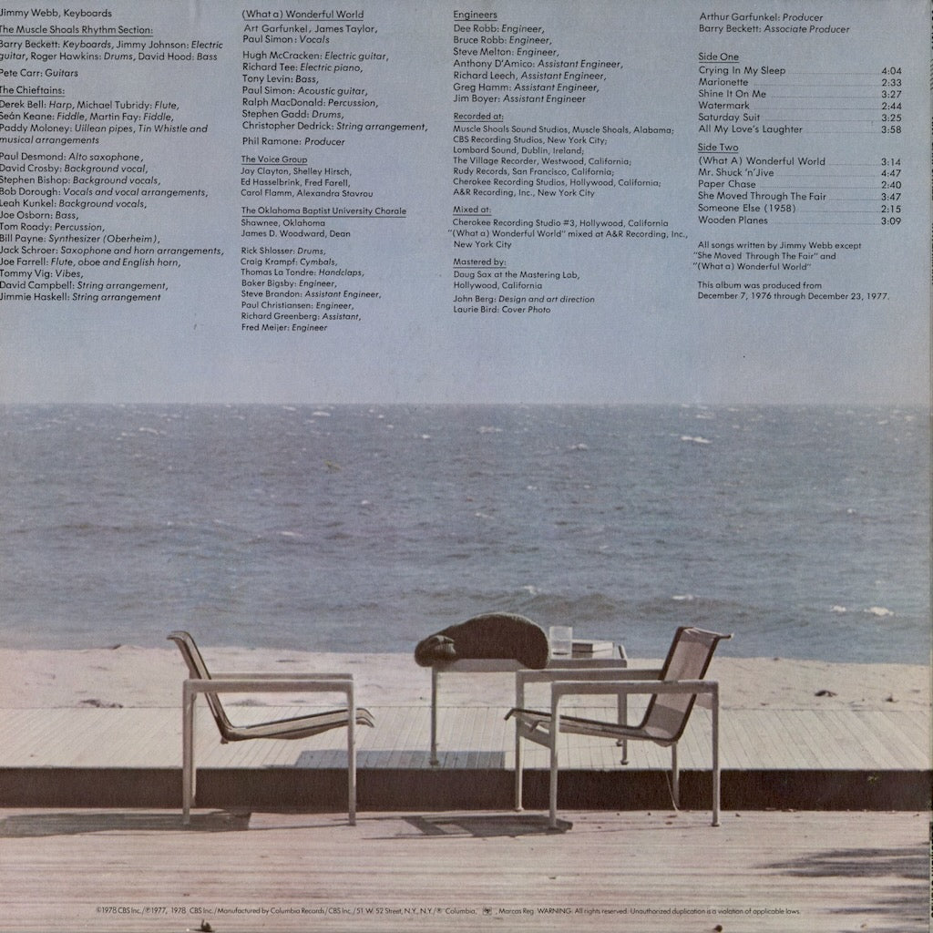 Art Garfunkel - Watermark (JC 34975) 1978 US Columbia｜中古LP