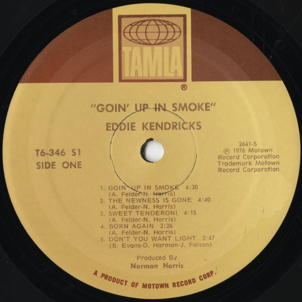Eddie Kendricks / エディ・ケンドリクス / Goin' Up In Smoke (T6-346 S1)