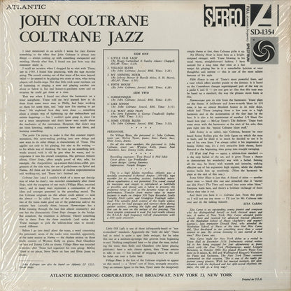 John Coltrane / ジョン・コルトレーン / Coltrane Jazz (SD 1354)