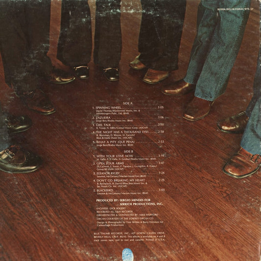 Bossa Rio - Alegria (BTS 17) 1970 US Blue Thumb｜中古LP