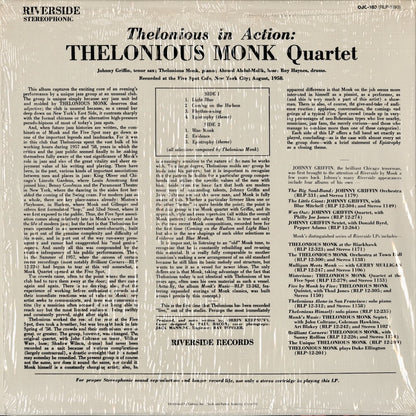 Thelonious Monk / セロニアス・モンク / In Action (OJC-103)
