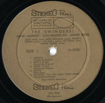 Lambert, Hendricks & Ross / ランバート・ヘンドリックス・アンド・ロス / The Swingers! (STEREO 1025)