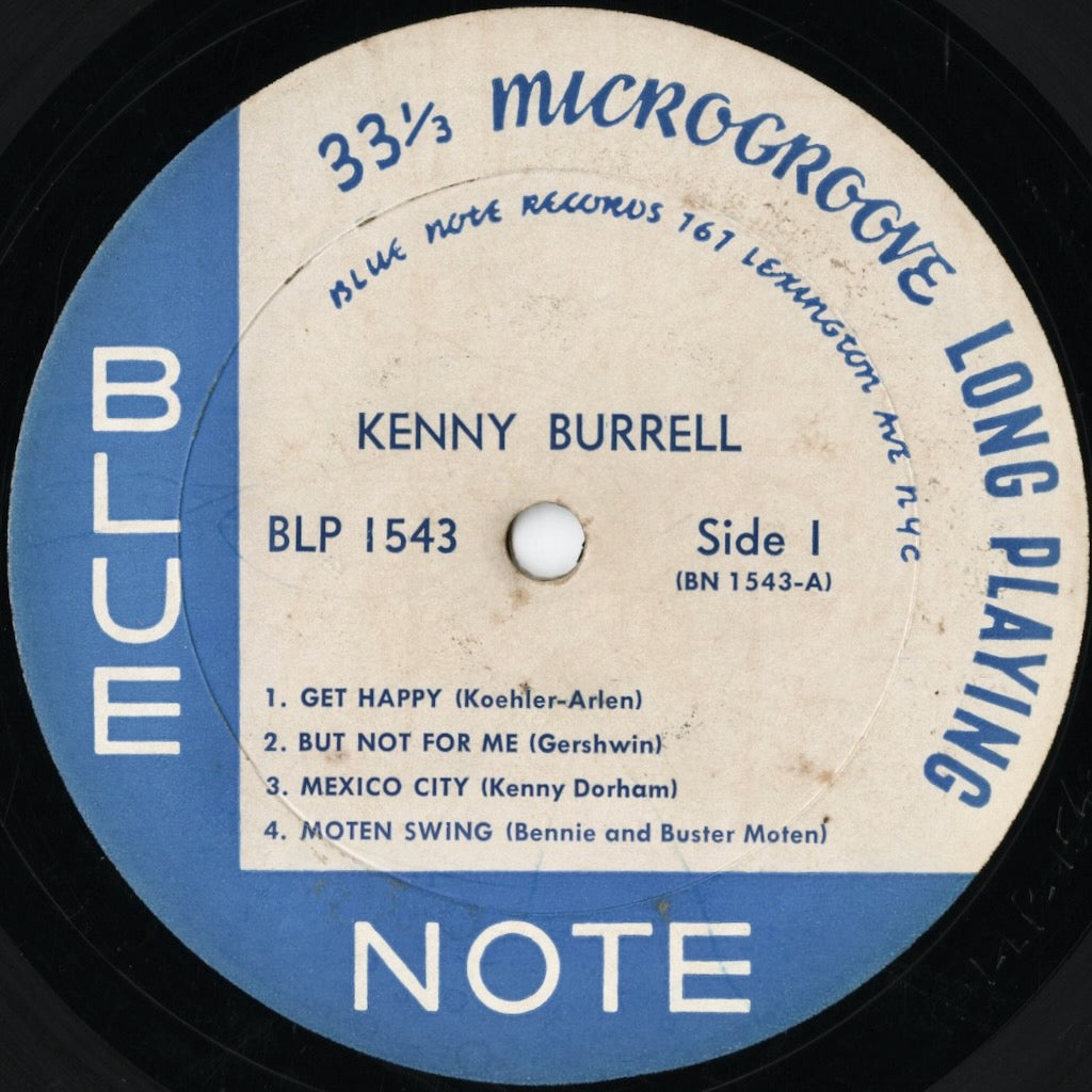 Kenny Burrell Kenny Burrell 1956 BLP 1543 US Blue Note kenny-burrell-kenny-burrell-1956-blp-1543-us-blue-note