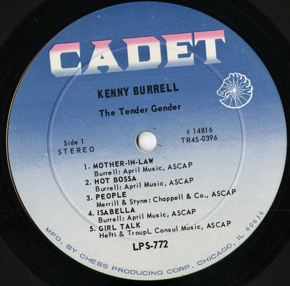 Kenny Burrell – The Tender Gender (LPS-772) 1966 US Cadet｜中古LP