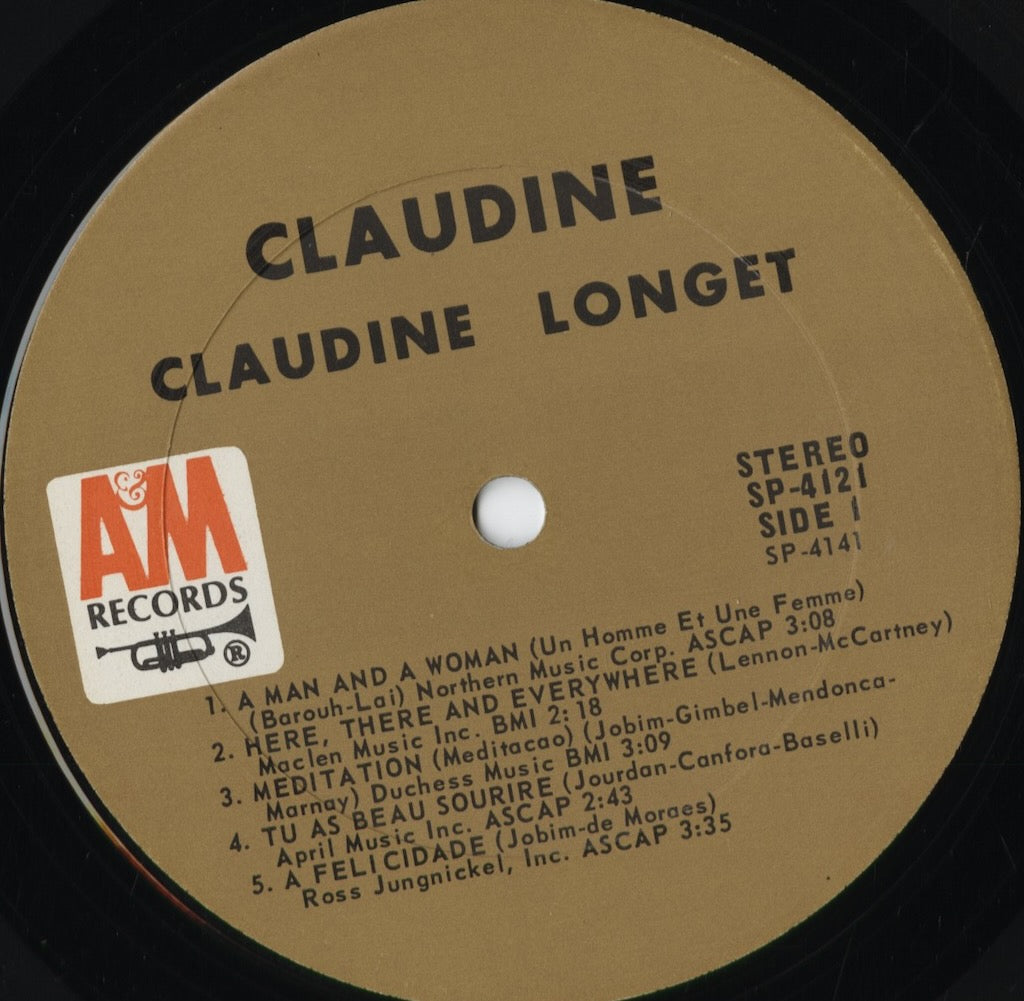 Claudine Longet – Claudine (SP-4121) 1960's US A&M | 中古LP