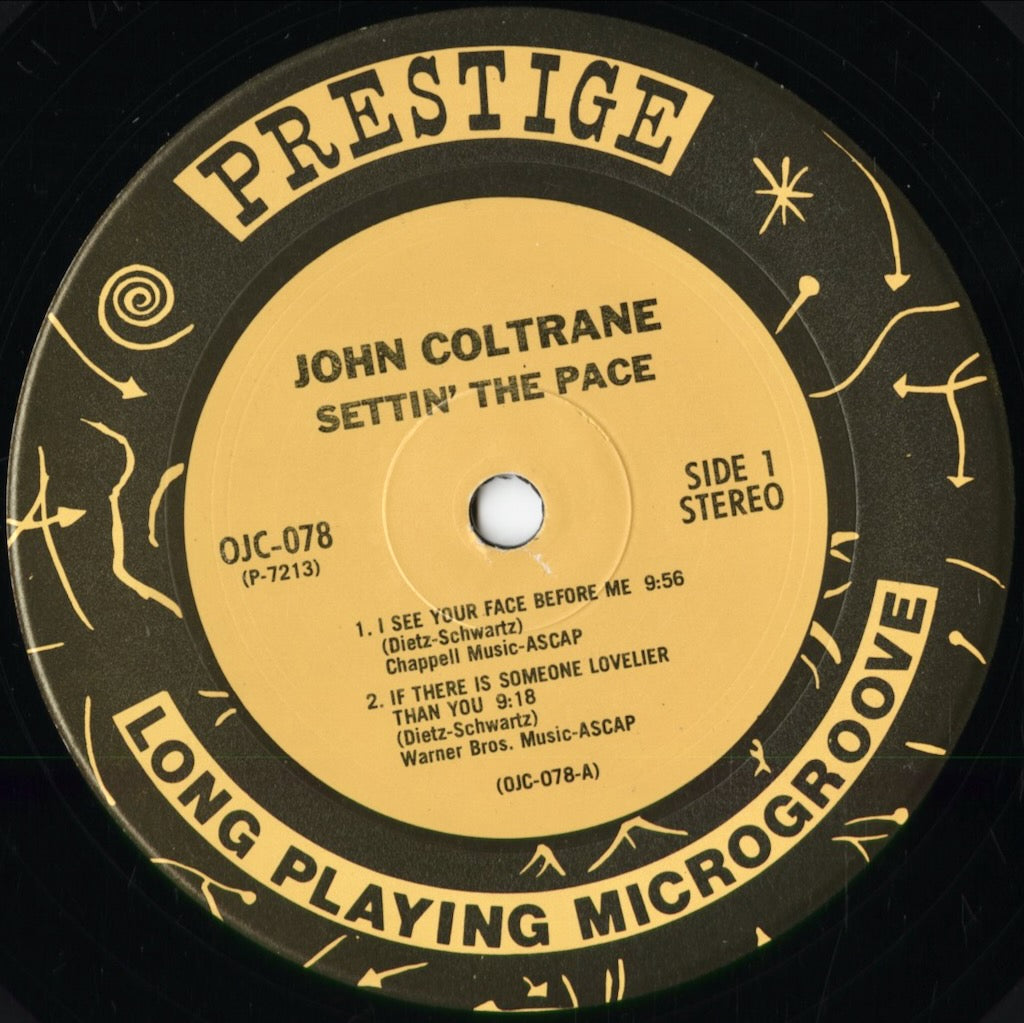 John Coltrane - Settin' The Pace (OJC-078) 1983 US Prestige / Original Jazz Classics｜中古LP