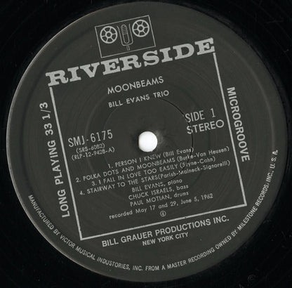 Bill Evans - Moon Beams (SMJ-6175) LP 1977 JPN Riverside｜中古LP