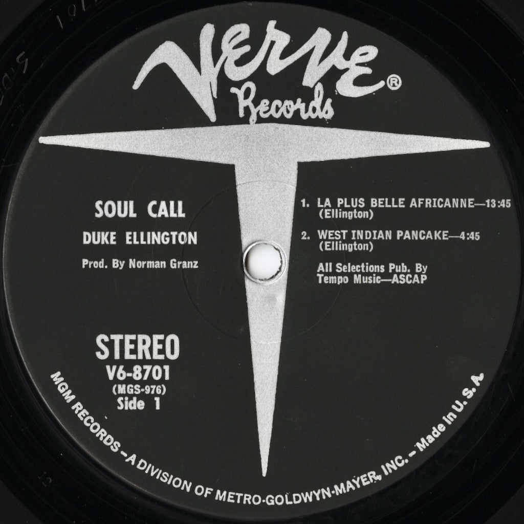 Duke Ellington / デューク・エリントン / Soul Call (V6-8701)