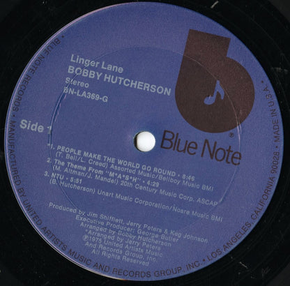 Bobby Hutcherson / ボビー・ハッチャーソン / Linger Lane (BN-LA369-G)