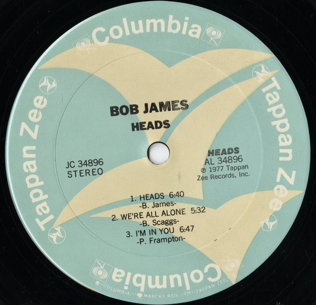 Bob James - Heads (JC 34896) LP 1980's US Tappan Zee｜中古LP