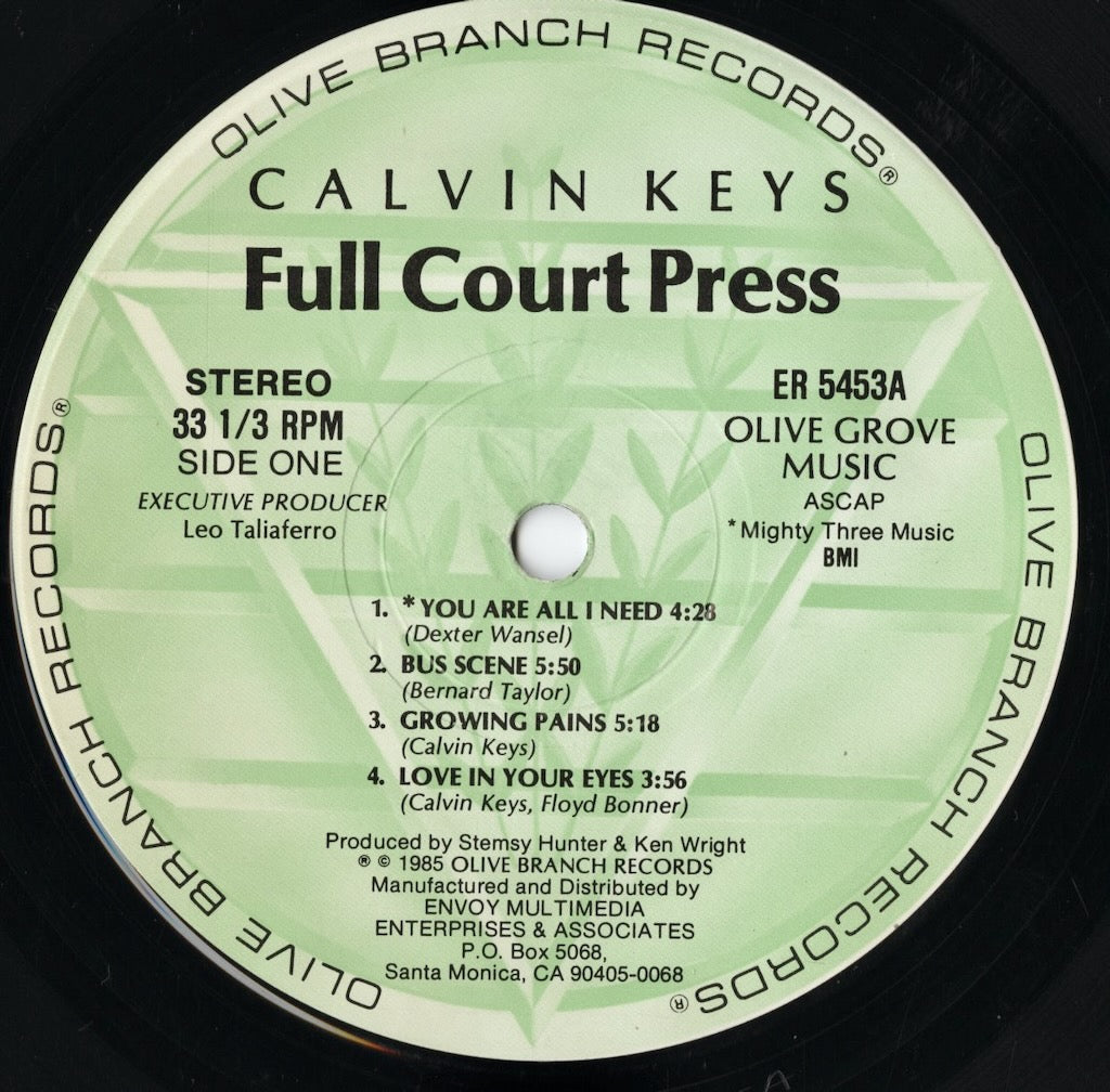 Calvin Keys / カルヴィン・キーズ / Full Court Press (ER 5453