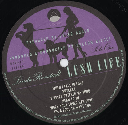 Linda Ronstadt - Lush Life (60387-1) 1984 US Asylum｜中古LP