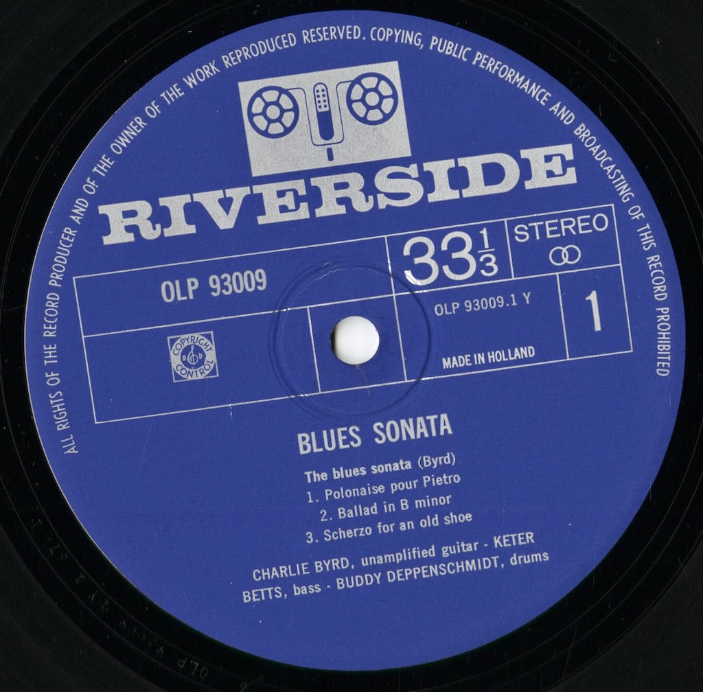 Charlie Byrd - Blues Sonata OLP 93009 中古レコード通販｜1961 NLD