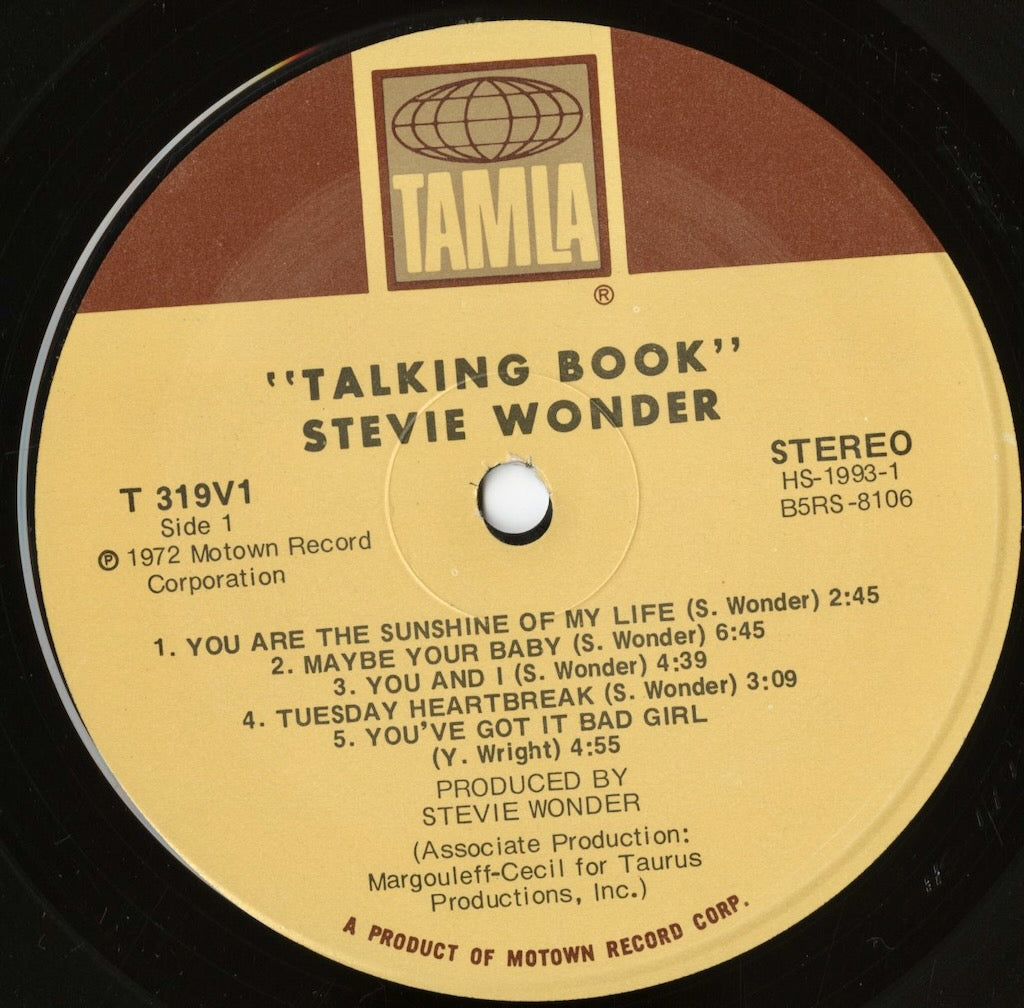 Stevie Wonder / スティーヴィ・ワンダー / Talking Book (T 319L)