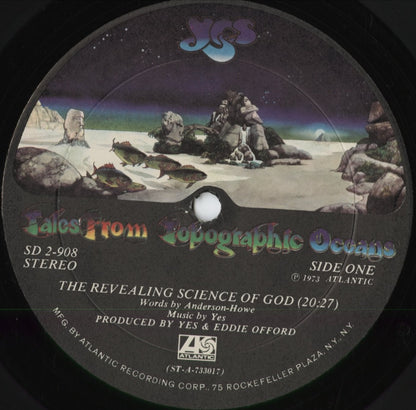 Yes - Tales From Topographic Oceans (SD 2-908) 1974 US Atlantic｜中古LP