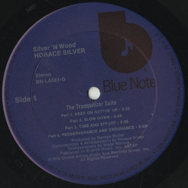 Horace Silver / ホレス・シルヴァー / Silver 'N Wood (BN-LA 851G)